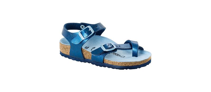 Birkenstock Birko-flor Graceful Narrow Taormina Børn Blå | DK 10EBC